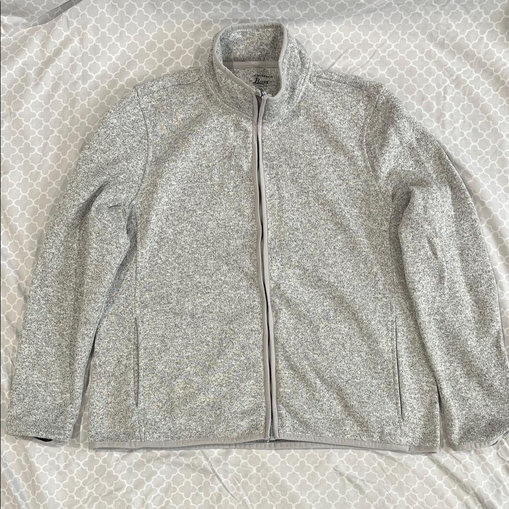 G.H. Bass & Co. Heather Gray Knit Top